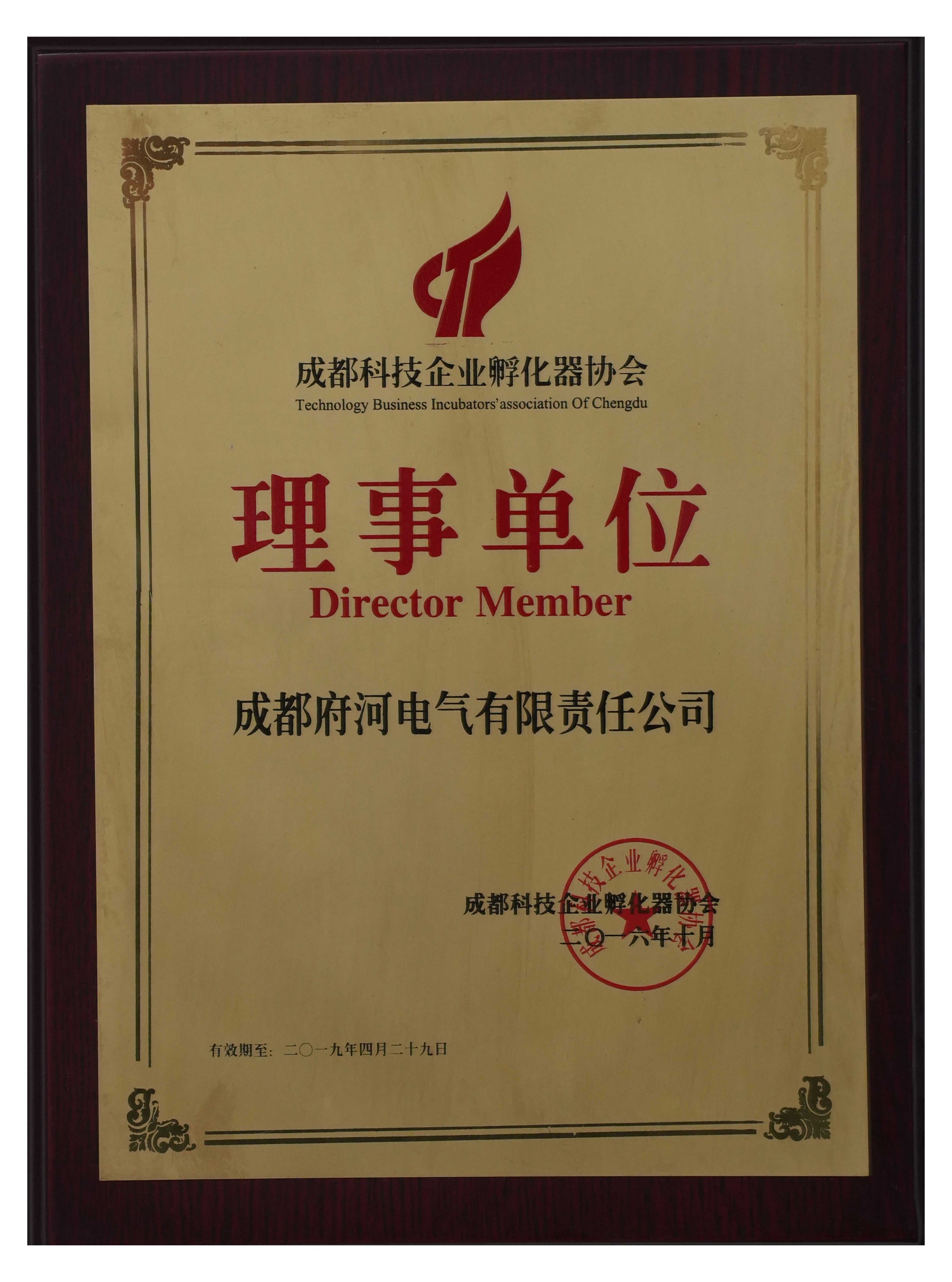 成都科技企業(yè)孵化器協(xié)會(huì) 理事單位